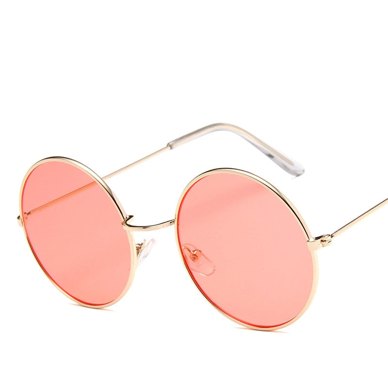 pink woman glasses